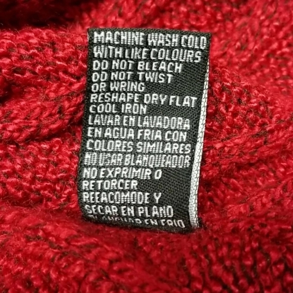 Carolyn Taylor Women's Red Sweater Long Raglan Sleeve Size XL - Picture 11 of 14